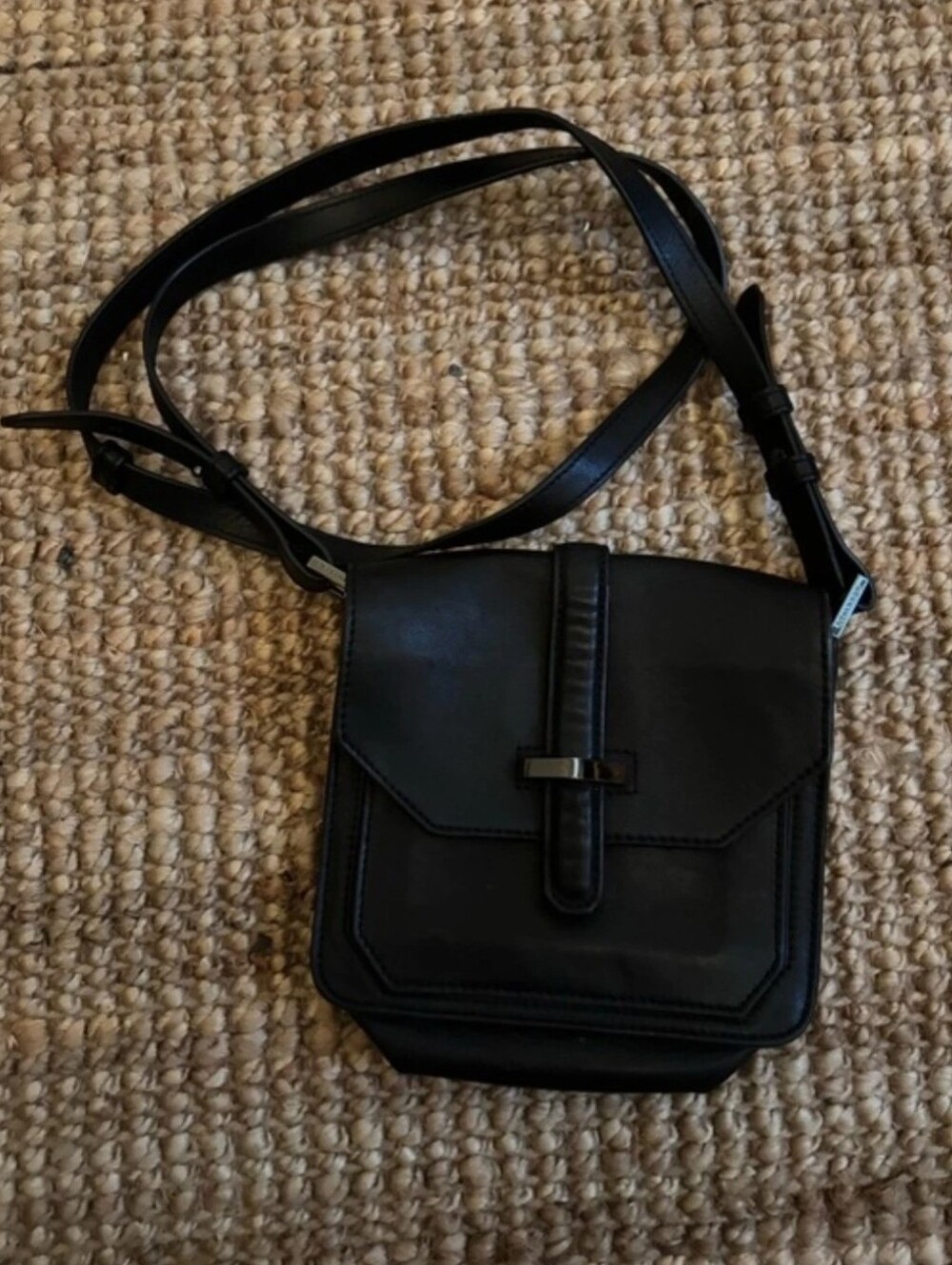 Retired Mackage Black Leather Crossbody Bag Soft Leather EUC